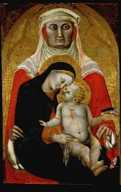 Madonna and Child with Saint Anne by Francesco Traini