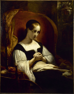 Marguerite au rouet by Ary Scheffer