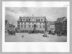 market-square at Coburg by Jacques Carabain