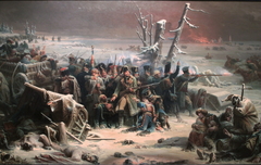 Marshal Ney Supporting the Rear Guard During the Retreat from Moscow by Adolphe Yvon