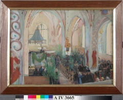 Midsummer Day Service in Lohja Church by Magnus Enckell