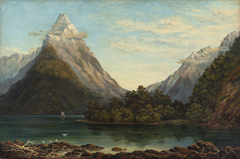 Mitre Peak by Charles Decimus Barraud