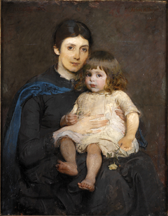 Mother and Child by Abbott Handerson Thayer