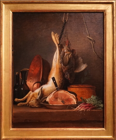 Nature morte : lièvre, perdrix et jambon by Anne Vallayer-Coster