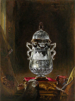 Nature morte : vase en cristal de roche by Blaise Alexandre Desgoffe