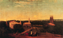 New Haven Green by Thomas Prichard Rossiter