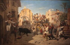 Novillada dans la province de Valence by Jules Worms