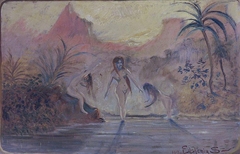 Nymphs at Sunset by Louis Eilshemius