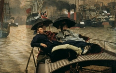 On the Thames by James Tissot