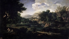 Paisaje con la Magdalena penitente by Gaspard Dughet