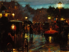 Paris at Night by Charles Courtney Curran