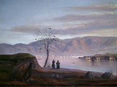 Parti fra Bergen, Nordnes og Sandviken sett fra Laksevåg by Knud Bull