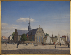 Parti ved Holmens Kirke by Heinrich Hansen