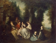 Party in the Garden by Nicolas Lancret