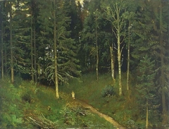 Path in the Forest (Spruce Forest) by Ivan Shishkin