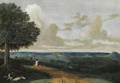 Paysage aux alentours de Porto Calvo au Brésil by Frans Post