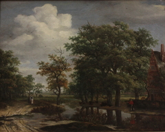 Paysage by Meindert Hobbema