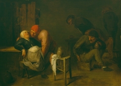 Peasant Inn by Adriaen Brouwer