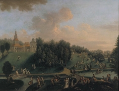 Pentos manor park of the estate of P. G. Demidov in Sivoritsy near St. Petersburg by Ivan Tankov