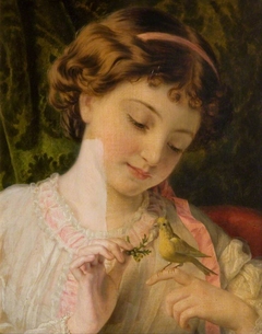 Pet Canary by Sophie Gengembre Anderson