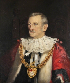 Philip Yorke II (1849-1922), as Mayor of Wrexham by William Haydon Fuge