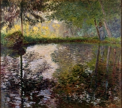 Pond at Montgeron by Claude Monet