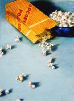 "Popcorn" by Lydia Martin© (28"x24") pastel on paper by Lydia Martin