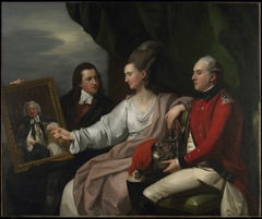 Portrait Group of the Drummond Family, Peter Auriol Drummond (1754-1799), Mary Bridget Milnes Drummond (1755-1835), and George William Drummond (1761-1807) by Benjamin West