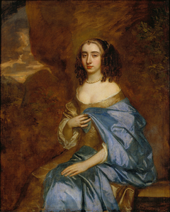 Portrait of a Lady with a Blue Drape by Peter Lely