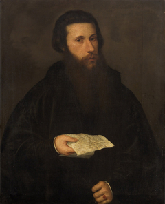 Portrait of a Man with a Letter by Giampietro Silvio