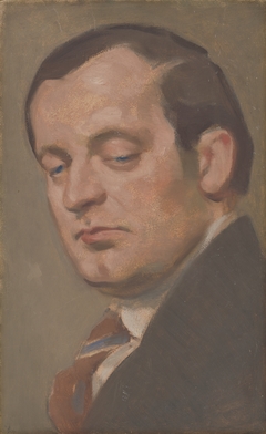 Portrait of a Man with Tie by Milan Thomka Mitrovský