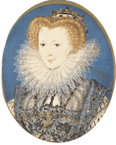 Portrait of a Noblewoman, possibly Lettice Knollys by Nicholas Hilliard