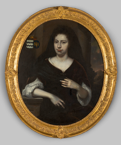 Portrait of a womane, possibly Josina Sara van Brederode (?-1710) by Reinier de la Haye