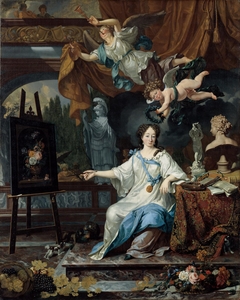 Portrait of an Artist in Her Studio by Michiel van Musscher