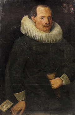 Portrait of Bernard of Claes Hondebeke (?-?) by onbekend