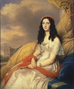 Portrait of Countess d'Ash by Charles de Steuben