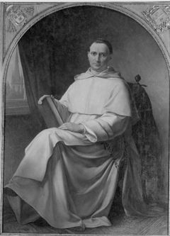 Portrait of father Henri Lacordaire by August Adolf Chauvin