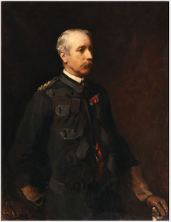 Portrait of Garnet Joseph Wolseley, 1st Viscount Wolseley, (1833-1913), Commander in Chief of the British Army by Francis Montague Holl