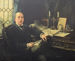 Portrait of George DeBenneville Keim by Franz Dvorak