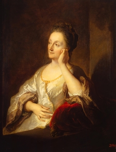 Portrait of Jeanne de Troy, the Artist's Wife by Jean François de Troy