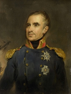 Portrait of Jonkheer Theodorus Frederik van Capellen, Vice-Admiral and Commander of the Dutch Squadron at Algiers in 1816 by Jacob Joseph Eeckhout