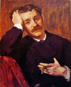 Portrait of Lorenzo Pagans by Edgar Degas