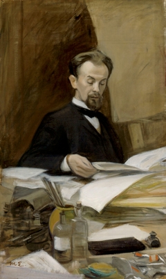 Portrait of the Poet Otto Manninen by Magnus Enckell