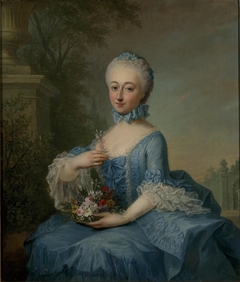 Portret van Anna Buck (1740-1795), echtgenote van Jacob Kien by Guillaume de Spinny