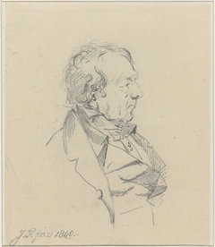 Portret van Louis Moritz by Jan Fabius Czn