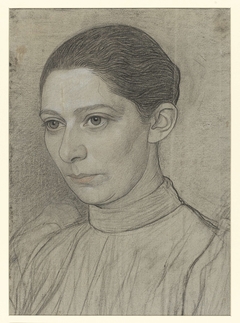 Portret van Mej. Sara de Swart by Jan Veth