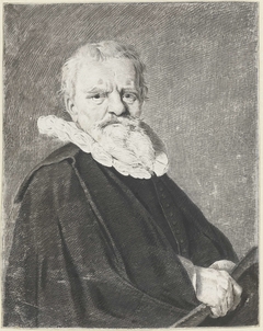 Portret van Pieter Jacobsz Schout, burgemeester van Haarlem by Cornelis van Noorde