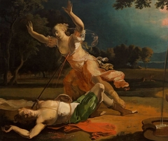 Pyramus and Thisbe by Abraham Hondius