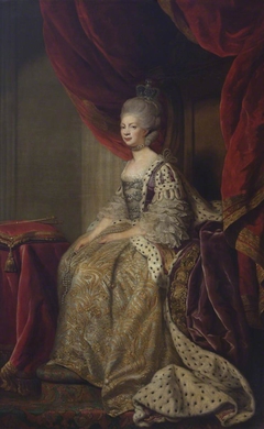 Queen Charlotte (of Mecklenburg-Strelitz) (1744-1818) by Anonymous