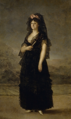 Queen María Luisa, in a Mantilla by Agustín Esteve